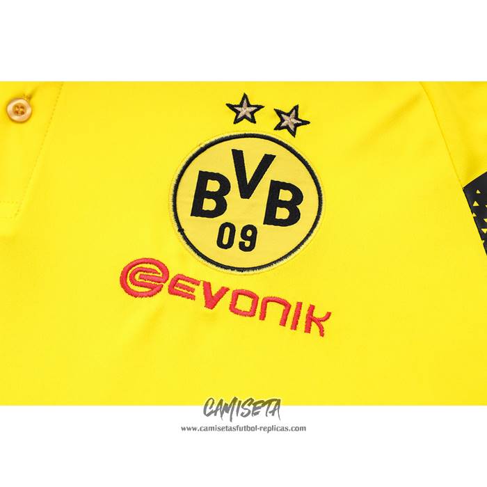 Conjunto Polo del Borussia Dortmund 2023-2024 Amarillo